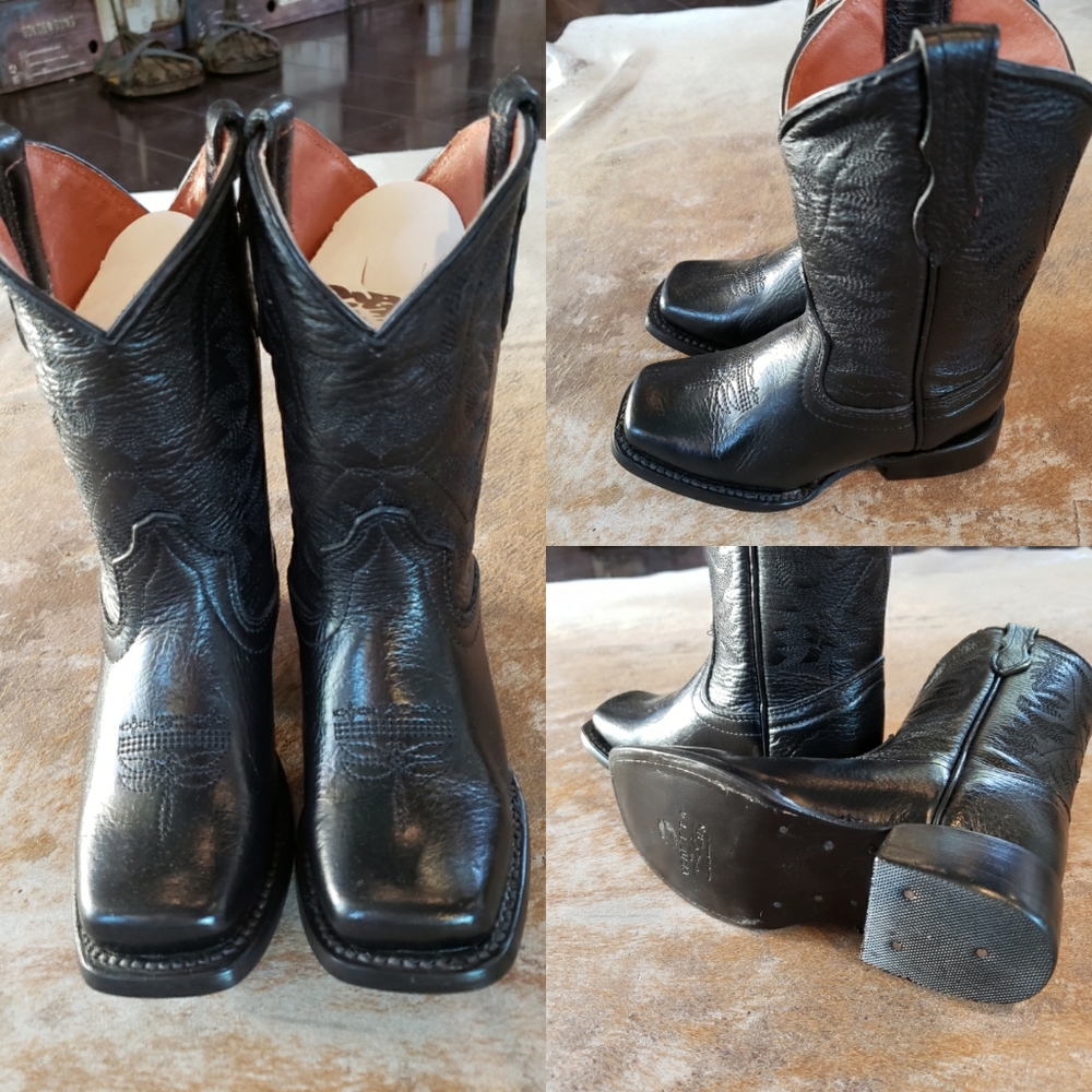 Toddler and Boy Leather Boots
